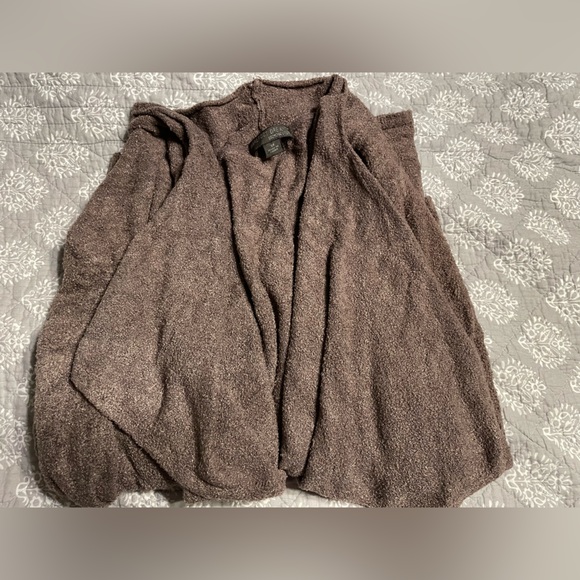 Barefoot Dreams Tan Open Front Cardigan 3X - Picture 2 of 3